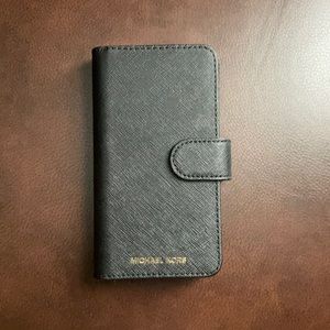 Black Michael Kors IPhone X/XS Wallet Case